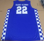 NBA 22 Gilgeous-Alexander Kentucky Maillot bleu imprimé